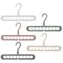10pcs Random Color 9 Holes Clothes Hanger Plastic Storage Rack Wardrobe Clothing Organizer Coat Hook 10pcs Random Color 9 Holes Clothes Hanger Plastic Storage Rack Wardrobe Clothing Organizer Coat Hook