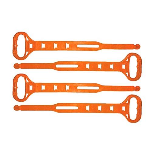 Set of 4 Heavy-Duty Cord Carry Strap Handle & Hanger - Organize Cords, Hoses, Ropes (Set of 4)