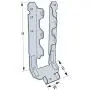 25 Pack Simpson Strong Tie LRU212Z 2 x 12 Rafter Hanger with Adjustable Slope Z-Max Finish