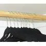 Decor Hut Velvet Covered Hangers ? 30 Pack Non-Slip Black Hangers for Clothes ? Premium Quality Materials - Easy Slide & Sturdy Design ? Slim to Save Closet Space Decor Hut Velvet Covered Hangers ? 30 Pack Non-Slip Black Hangers for Clothes ? Premium Quality Materials - Easy Slide & Sturdy Design ? Slim to Save Closet Space