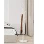 Coat Rack Hanger Vertical Single Pole Clothes Rack, Reddish Brown, Wood Color, White, Black, 39cm39cm177cm Haiming (Color : White)