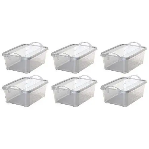 Life Story Clear Closet Organization Storage Boxes Container, 14 Quart (6 Pack) Life Story Clear Closet Organization Storage Boxes Container, 14 Quart (6 Pack)