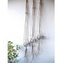 macrame plant hangers - candle holder - plant stand