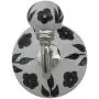 Indianshelf Handmade 1 Artistic Vintage Black Ceramic Floral Coat Hooks Hangers/Wall Hooks for Clothes Indianshelf Handmade 1 Artistic Vintage Black Ceramic Floral Coat Hooks Hangers/Wall Hooks for Clothes