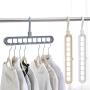 Liveday Rotate Folding Hanger Double-Used Clothes Rack Anti-Skid Portable Hanging for Home Wet Dry Clothes