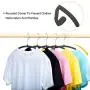 HOUSE DAY Premium Velvet Hangers - 50 Pack No Shoulder Bumps Suit Hangers with Chrome Hooks,Non Slip Space Saving Clothes Hangers,Heavyduty,Rounded Hangers for Coat,Jackets,Pants,Shirts,Black HOUSE DAY Premium Velvet Hangers - 50 Pack No Shoulder Bumps Suit Hangers with Chrome Hooks,Non Slip Space Saving Clothes Hangers,Heavyduty,Rounded Hangers for Coat,Jackets,Pants,Shirts,Black