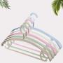 SAASNY Standard Plastic Hangers Adult Clothes Hangers,30 Pack,Thin Space Saving,Non-Slip Material,Simply Elegant,Nice Size for Adult Wardrobe/Closet/Cupboard,42 cm,Blue Ideal for Home and Shops