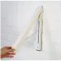 Durable ABS Laundry Clothes Hanger Scarf Drying Rack Wall-Mounted Practical Retractable Organizer Punch Free 2pcs Durable ABS Laundry Clothes Hanger Scarf Drying Rack Wall-Mounted Practical Retractable Organizer Punch Free 2pcs
