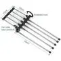5pcs Random Color 5 in 1 Multi-Functional Pant Rack Shelves Space Safer Stainless Steel Magic Wardrobe Clothing Hangers for Clothes Rack 5pcs Random Color 5 in 1 Multi-Functional Pant Rack Shelves Space Safer Stainless Steel Magic Wardrobe Clothing Hangers for Clothes Rack
