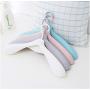 10pcs Random Color Thicken Wide Shoulder Plastic Clothes Hanger,Wardrobe Closet Plastic Scarf Clothes Hangers Hangers Storage Racks Decoration