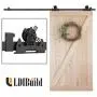 LD BUILD 8 Ft Sliding Barn Door Hardware Kit, Unique Design Hanger, Easy to Install, Suitable for Kitchen, Living Room, Bathroom, Fit 42"-48" Wide Door Panel (Vintage Windmill Style) LD BUILD 8 Ft Sliding Barn Door Hardware Kit, Unique Design Hanger, Easy to Install, Suitable for Kitchen, Living Room, Bathroom, Fit 42"-48" Wide Door Panel (Vintage Windmill Style)
