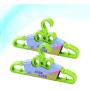 Cabilock Clothes Hanger 10PCS Cute Bow Childrens Hangers Solid Plastic Hangers Kids Home Hangers Clothes Hanging Racks (Green)