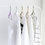 Space Saving Aluminum Hangers Aluminum Alloy Adult Clothes Hanging Dry And Wet Triangle Clothes Support Household Clothes Hangers Pants Hangers ( Color : Silver, Size : 42x20cm )