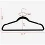 Non Slip Velvet Hangers - 10pcs Space Saving Clothes Hanger Hook Swivel 360 - Black,10pcs Non Slip Velvet Hangers - 10pcs Space Saving Clothes Hanger Hook Swivel 360 - Black,10pcs