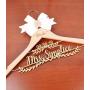 Personalized bridal hanger, Bridal Shower Gift, Wedding Hanger With Date and Name