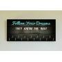 Race Medal Holder/Running Medal Hanger FOLLOW YOUR DREAMS THEY KNOW THE WAY- Wood Wall Mounted Medal Organizer. CUSTOMIZATION Available
