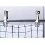 RuiLing 12pcs Giant Clothes Peg Stainless Steel Beach Towel Clips Windproof Clothespins Drying Racks Retaining Clip Hanger 8.5cm + 12cm