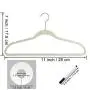 FindUWill 30 Pack Unisex Baby Hangers and 10 Pack Closet Dividers-The Ultimate Nursery Organizer Baby Clothes Velvet Hangers for Baby Clothes and 10 Baby Blank Size Dividers with a Pen