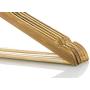 Neaties Natural and Safe Bamboo Wood Hangers Natural Finish, 12pk