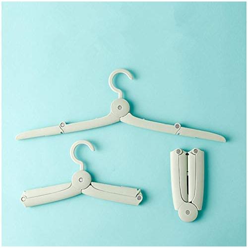 10pcs Creative Portable Folding Clothes Hangers Space Saving Camping Travel Clothing Drying Rack Dormitory Cloth Hangers