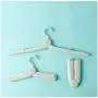 10pcs Creative Portable Folding Clothes Hangers Space Saving Camping Travel Clothing Drying Rack Dormitory Cloth Hangers 10pcs Creative Portable Folding Clothes Hangers Space Saving Camping Travel Clothing Drying Rack Dormitory Cloth Hangers