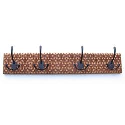 Laser cut decorative coat rack, wall hanger, sacred geometry, flower of life.