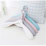 10pcs Random Color Thicken Wide Shoulder Plastic Clothes Hanger Wardrobe Closet Plastic Scarf Clothes Hangers Hangers Storage Racks Decoration