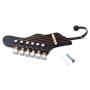 3 PCS Guitar Heads Music Home Resin Clothes Hat Hanger Hook Wall Mounted New