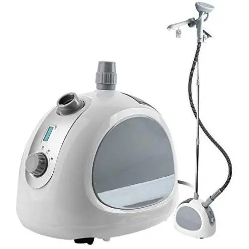 PowCube Garment Steamer,with Standing Hanger 1L Water Tank 2 Level Steam Adjustment (Grey) PowCube Garment Steamer,with Standing Hanger 1L Water Tank 2 Level Steam Adjustment (Grey)