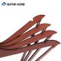 ALPHA HOME Suit Hangers Wooden Hangers for Gentleman - 20 Pack, Matte Brown