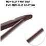 JS HANGER Coat Hanger Wooden Suit Hanger with Non Slip Pants Bar and Cut Notches - Walnut, Set of 20