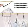 10pcs Multifunctional Folding Shirts Coat Clothes Hanger Holders Save Space Non-Slip Clothes Hanger Wardrobe Organizer Magic Hanger 10pcs Multifunctional Folding Shirts Coat Clothes Hanger Holders Save Space Non-Slip Clothes Hanger Wardrobe Organizer Magic Hanger