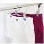 10pcs Random Color Stainless Steel Trouser Hanger Rack Coat Pants Skirt Hangers Clothes Stand Holder with 2 Adjustable Non-Slip Clips Decoration 10pcs Random Color Stainless Steel Trouser Hanger Rack Coat Pants Skirt Hangers Clothes Stand Holder with 2 Adjustable Non-Slip Clips Decoration