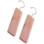 Vosarea 5PCS Cedar Hang up Natural Cedar Blocks Hanger for Clothes Storage Odor Protection