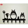Cartoon Metal Home Wall Decorativefor 6 Hooks Hanger Organizer for Cloth Bag Key