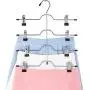 5pcs 4 Layers Stainless Steel Multifunctional Clothes Hangers Pants Storage Hangers Cloth Rack Multilayer Storage Cloth Hanger