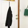 S WIDEN ELECTRIC Door Wreath Hanger for Front Door | Double Sided Wreath Hanger Hook | Christmas Halloween Door Hanging Ornaments | Over Door Hangers for Clothes