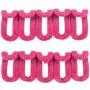 Yevison Anti-slip Mini Flocking Clothes Rack Hanger Hooks Holders Hanger Connector rose red Adorable Quality and Durable