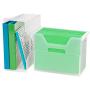 IRIS Desktop File Box, 6 Pack, Medium, Clear