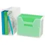 IRIS Desktop File Box, 6 Pack, Medium, Clear IRIS Desktop File Box, 6 Pack, Medium, Clear