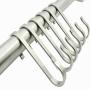 Hulless S Shaped Hanging Hooks 3.5 inch Solid Stainless Steel S Hooks 12PCS Kitchen Hooks for Spoon Pan Pot Hangers Multiple Uses.