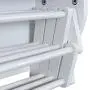 Cypressshop Wall-Mounted Laundry Hangers Foldable Drying Rack Garment Clotheslines Folding Clothes Shelving Unit Towel Laundry Room Storage Shelf White Cypressshop Wall-Mounted Laundry Hangers Foldable Drying Rack Garment Clotheslines Folding Clothes Shelving Unit Towel Laundry Room Storage Shelf White
