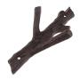Dovewill Heavy Duty Metal Tree Branch Hooks Coat Key Hat Towel Clothes Hook Hanger Storage Rack - Brown
