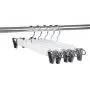 Amber Home Solid Gugertree Wooden Pant Skirt Hangers Clamp Hangers Slack Hangers with 2-Adjustable Anti-Rust Clips White Finish (10 Pack) Amber Home Solid Gugertree Wooden Pant Skirt Hangers Clamp Hangers Slack Hangers with 2-Adjustable Anti-Rust Clips White Finish (10 Pack)