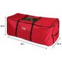 PENSON & CO. Christmas Tree Storage Bag, Heavy Duty Canvas Storage Container, Large for 9ft Artificial Tree-Red