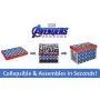Marvel Avengers Endgame Toy Boxes Chest, Sturdy 24” Storage Bench