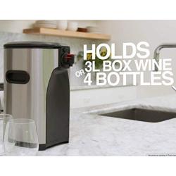 Boxxle BX002013 Boxes wine Dispenser, 3-Liter, Stainless Steel