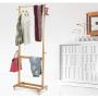 Q_Entryway Furniture Fashion Creative Coat Rack Floor-Standing Hanger Removable Simple Clothes Rack Multifunctional Bedroom Floor Hanger Hall Trees