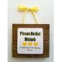 Custom Handmade Nursing / Pumping Do Not Disturb Door Sign / Hanger