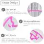 MIZGI Upgraded Velvet Hangers (Pack of 50) Heavyduty- Non Slip No Shoulder Bump Suit Hangers - Chrome Hooks,Space Saving Clothes Hangers,Rounded Hangers for Coat,Sweater,Jackets,Pants,Shirts(Pink) MIZGI Upgraded Velvet Hangers (Pack of 50) Heavyduty- Non Slip No Shoulder Bump Suit Hangers - Chrome Hooks,Space Saving Clothes Hangers,Rounded Hangers for Coat,Sweater,Jackets,Pants,Shirts(Pink)